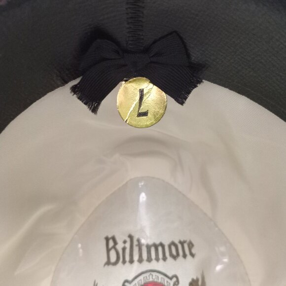 Vintage Women's Biltmore Felt Hat Beaver Blend Size 7 Excellent Condition - Picture 3 of 8